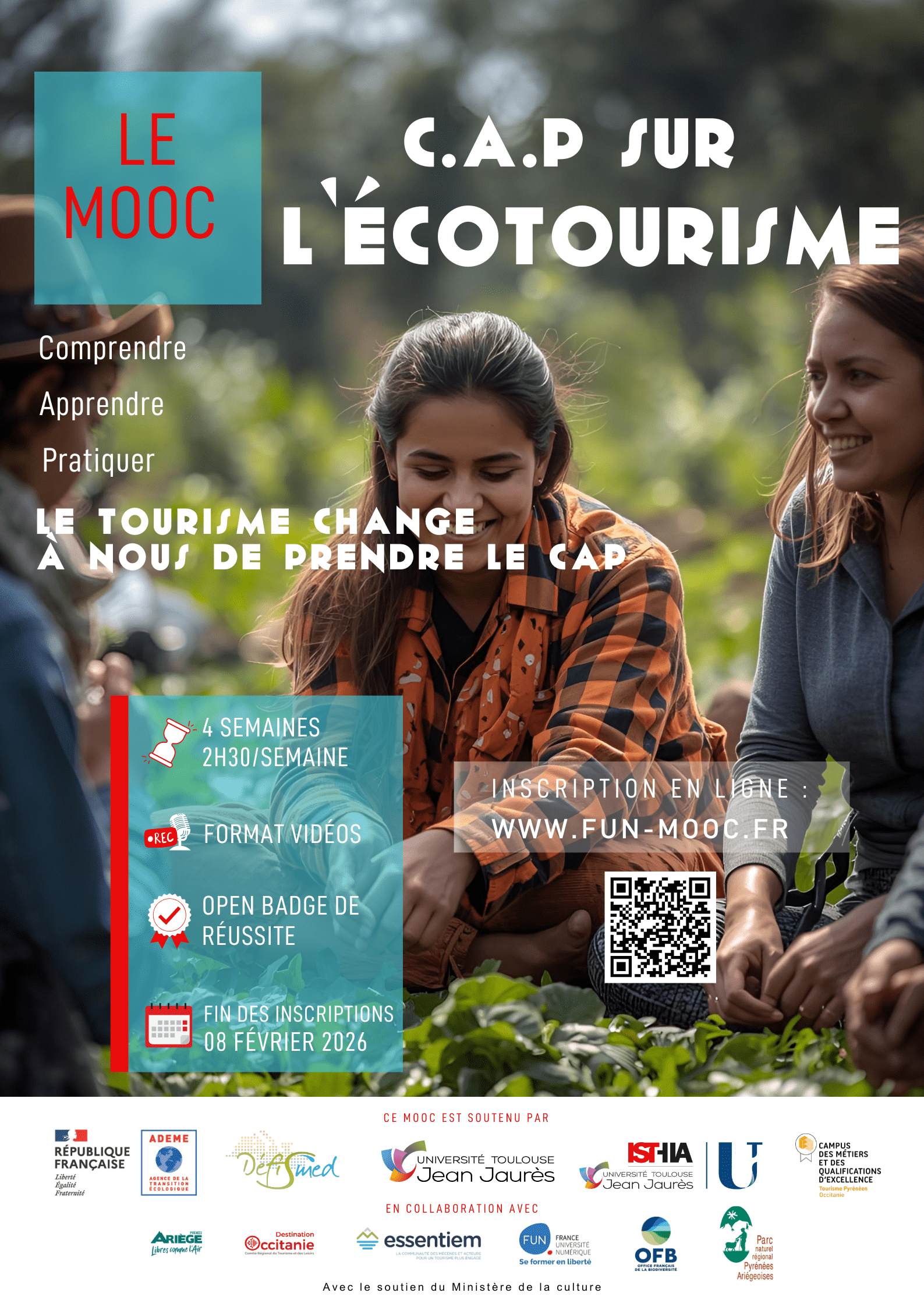 C.A.P. sur l'écotourisme : un MOOC gratuit pour comprendre, apprendre et pratiquer l'écotourisme